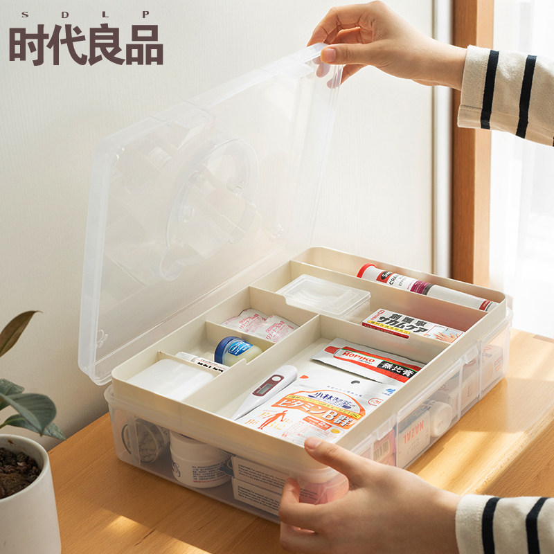 医药箱家用大容量儿童小型药箱出诊医疗箱多层家庭药品分类收纳盒,收纳整理,医药箱,淘宝优惠券,粉丝福利购,淘宝优惠卷