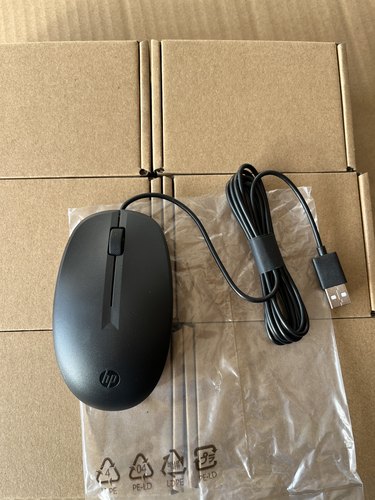 125扁口USB盒装TPA-P001M男女通用鼠标适用于惠普HP台式机笔记本