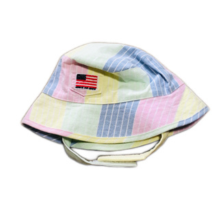 JANIE JACK浅色纯棉户外小帽檐男童遮阳帽 AND