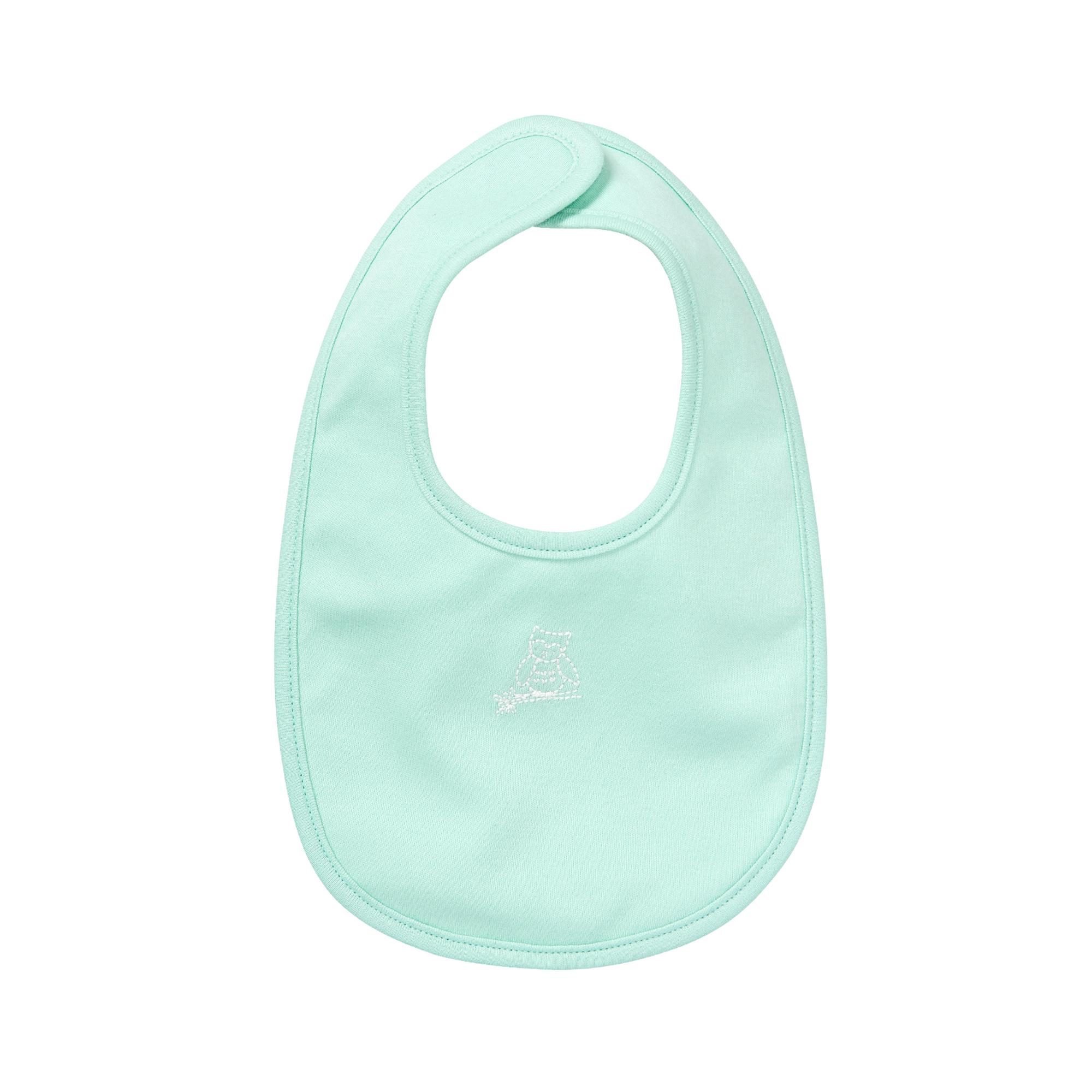 出口外单J薄荷绿全棉魔术贴宝宝双面戴口水巾围兜围领0-2岁,婴童用品,口水巾,淘宝优惠券,粉丝福利购,淘宝优惠卷