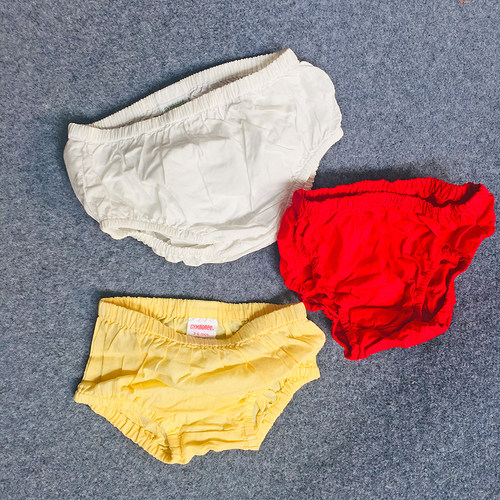 金宝贝全棉黄色三角短裤