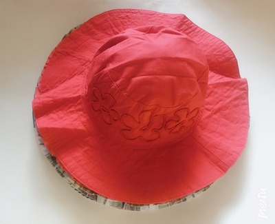 金宝贝全棉女童大帽檐