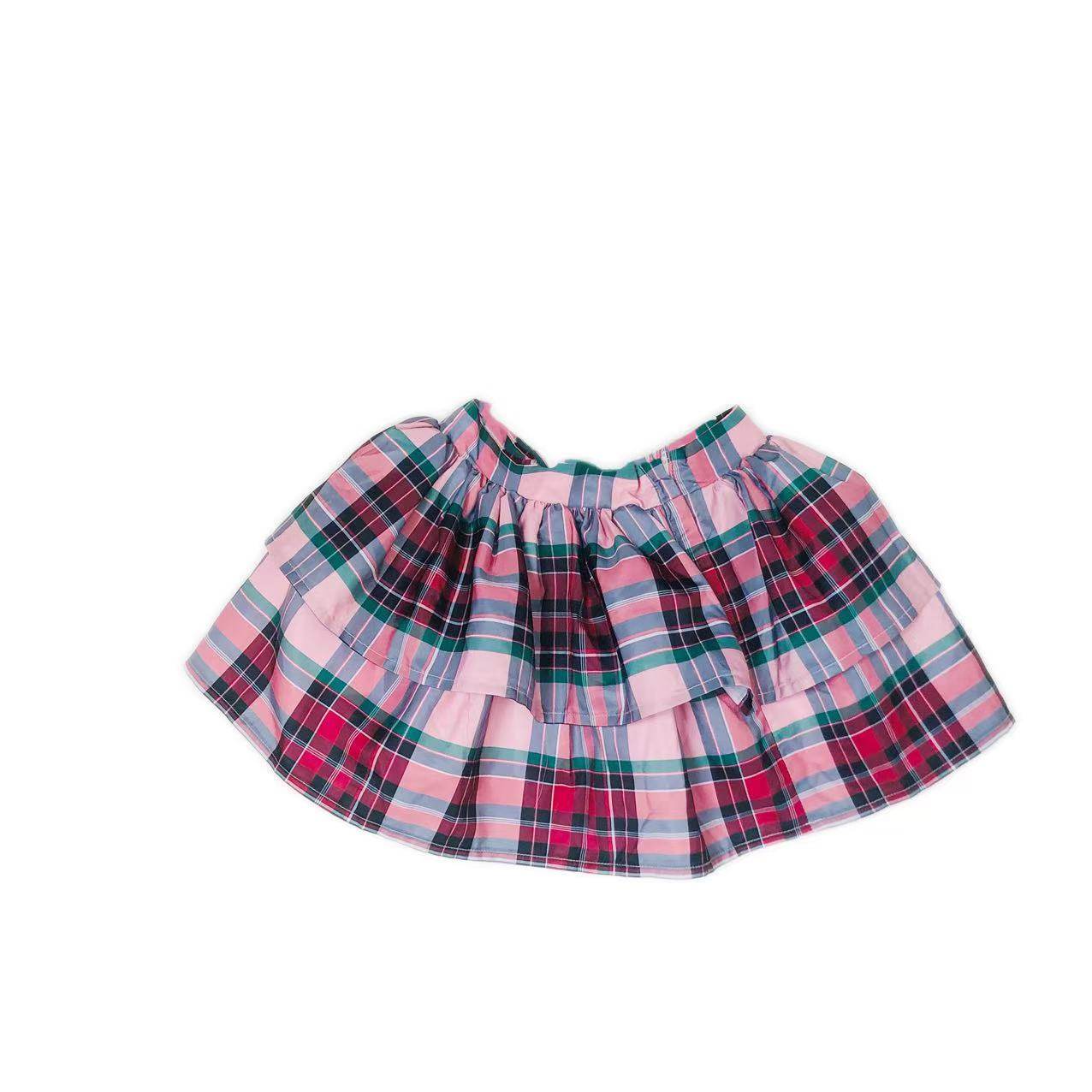 JANIE AND JACK涤纶粉色格子百褶夏季女童半身裙,童装/婴儿装/亲子装,连衣裙,淘宝优惠券,粉丝福利购,淘宝优惠卷