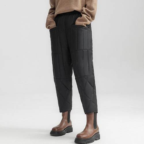 20255年新款男女羽绒修身收腰裤