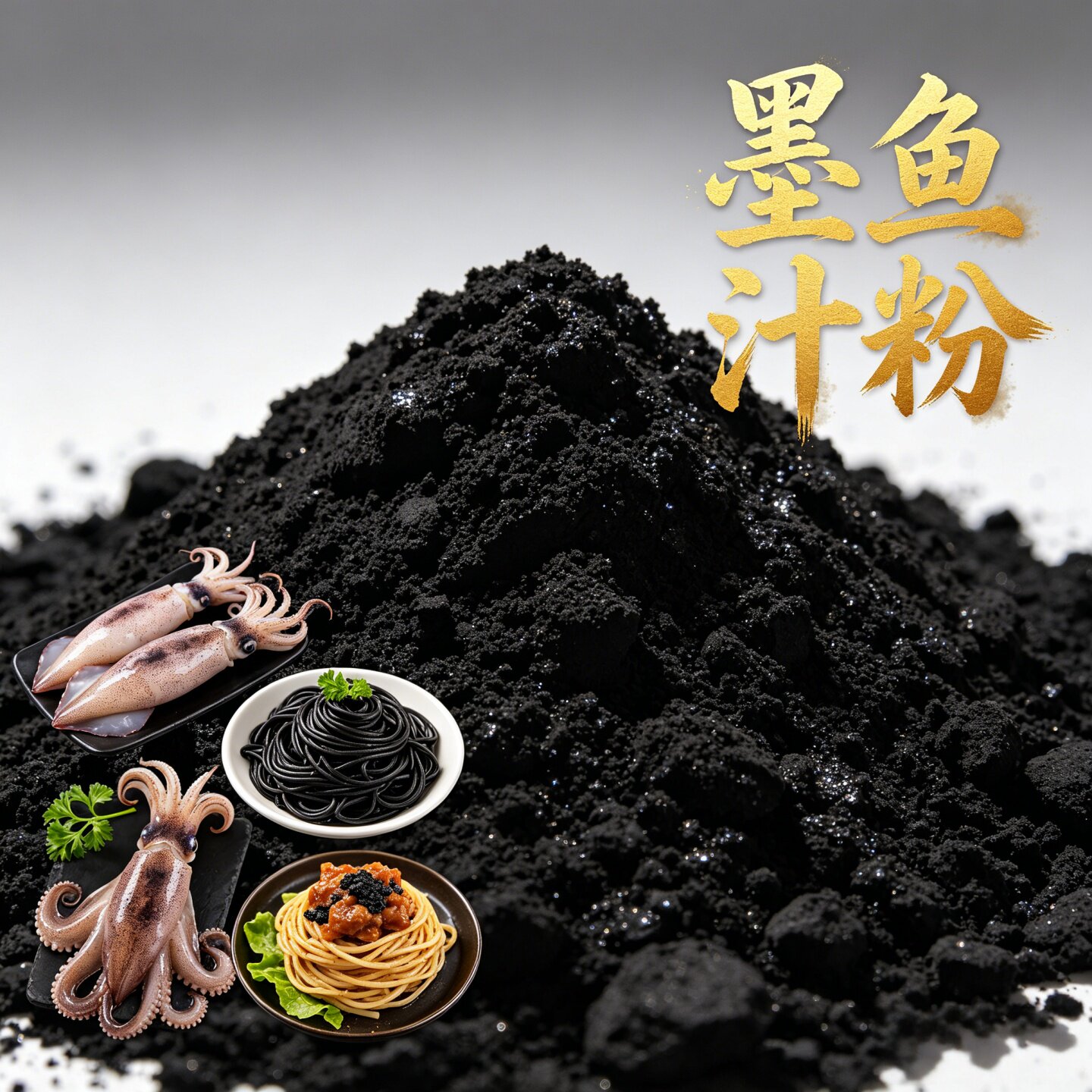 高端墨鱼汁粉天然提取食用色素