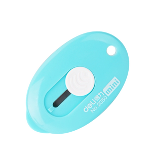 得力美工刀文具刀快递拆封打包刀开箱刀壁纸刀小号迷你小刀袖珍拆快递刀儿童学生随身便携可爱学生用折叠