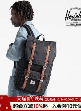 Herschel加拿大赫行经典Little America双肩背包30L通勤旅行背包