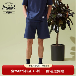 男抽绳女运动裤 Herschel赫行 休闲运动针织短裤