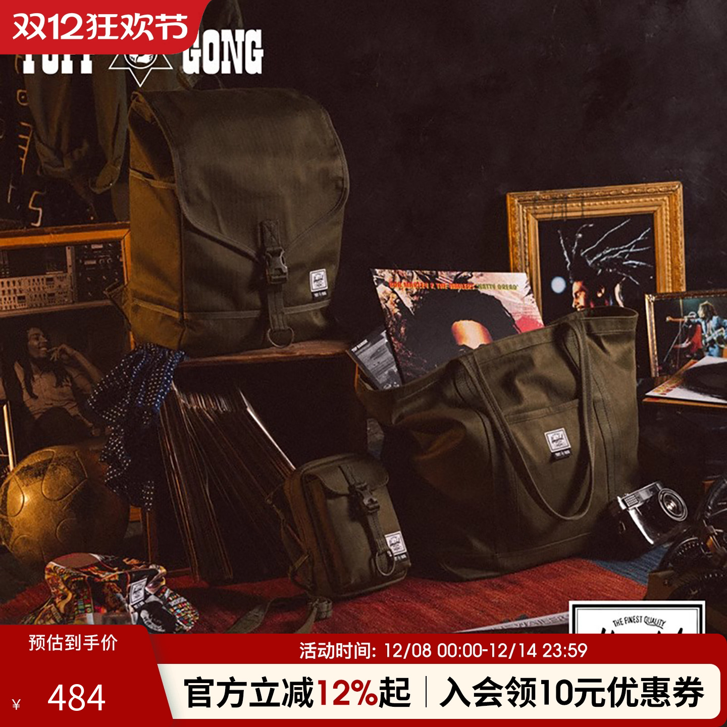 Herschel25L大容量双肩背包