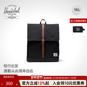 Herschel加拿大赫行经典 系列City双肩包英伦风方形通勤书包电脑包
