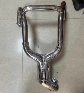 8尾段全直管改装 7.5 排气双出四出中出R20 高尔夫6