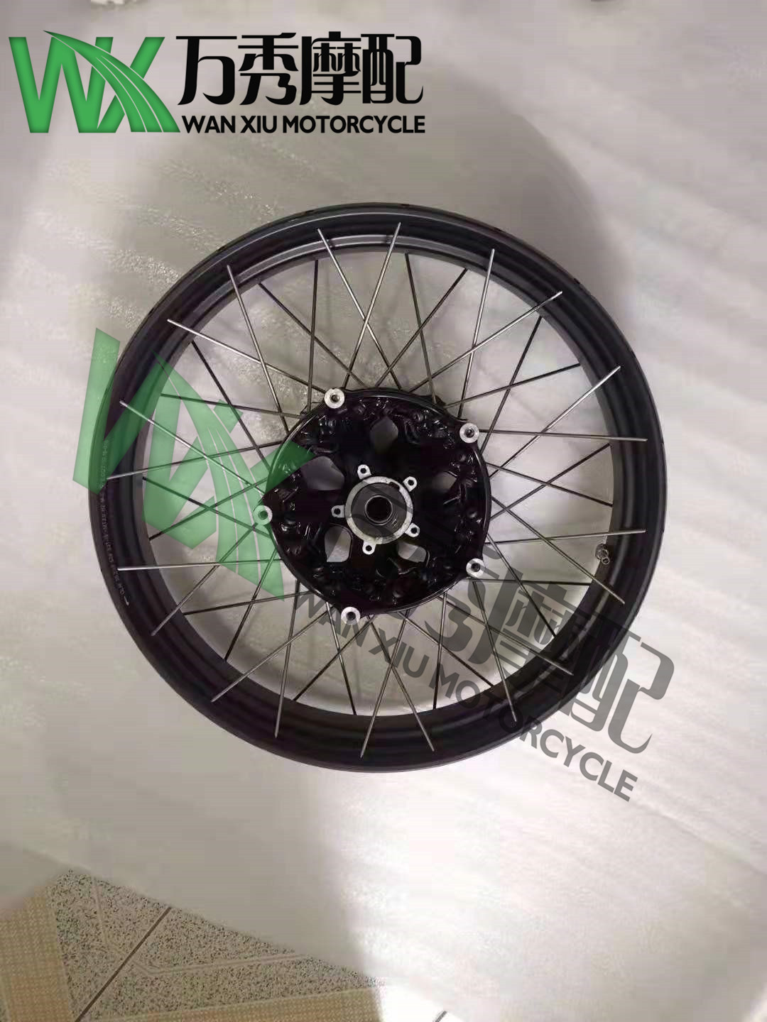 宝马R1200GS R1250GS ADV 水鸟 前轮毂 钢丝圈 刹车盘 胎压传感器