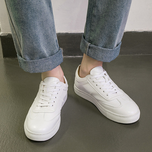 潮流学生增高透气运动休闲鞋 百搭新款 白色板鞋 男韩版 子夏季 小白鞋