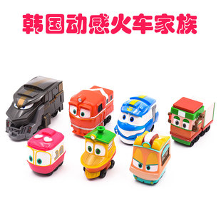 韩国Robot Trains机器火车侠动感火车家族合金玩具车模型非变形
