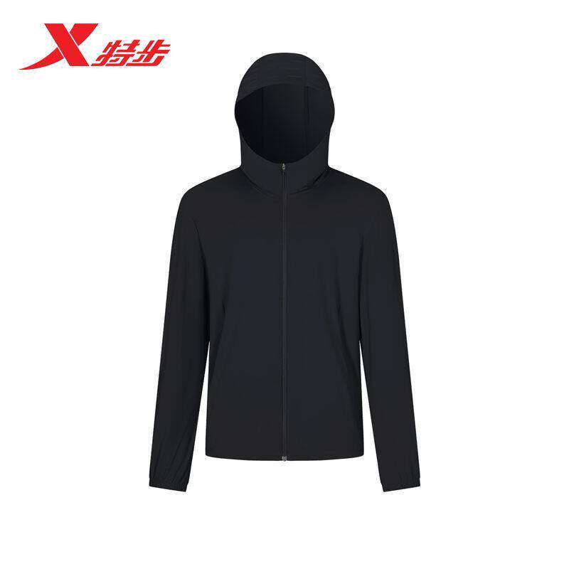 特步防晒外套男2026夏新款抗UV100+单层防风衣运动服974229940473