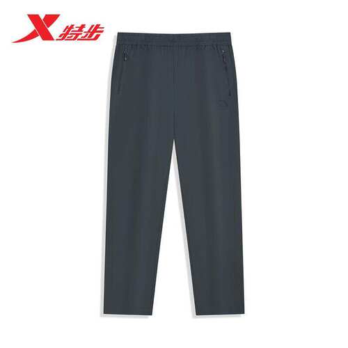 特步休闲裤男2026夏季新款直筒阔腿宽松工装运动裤974229560475
