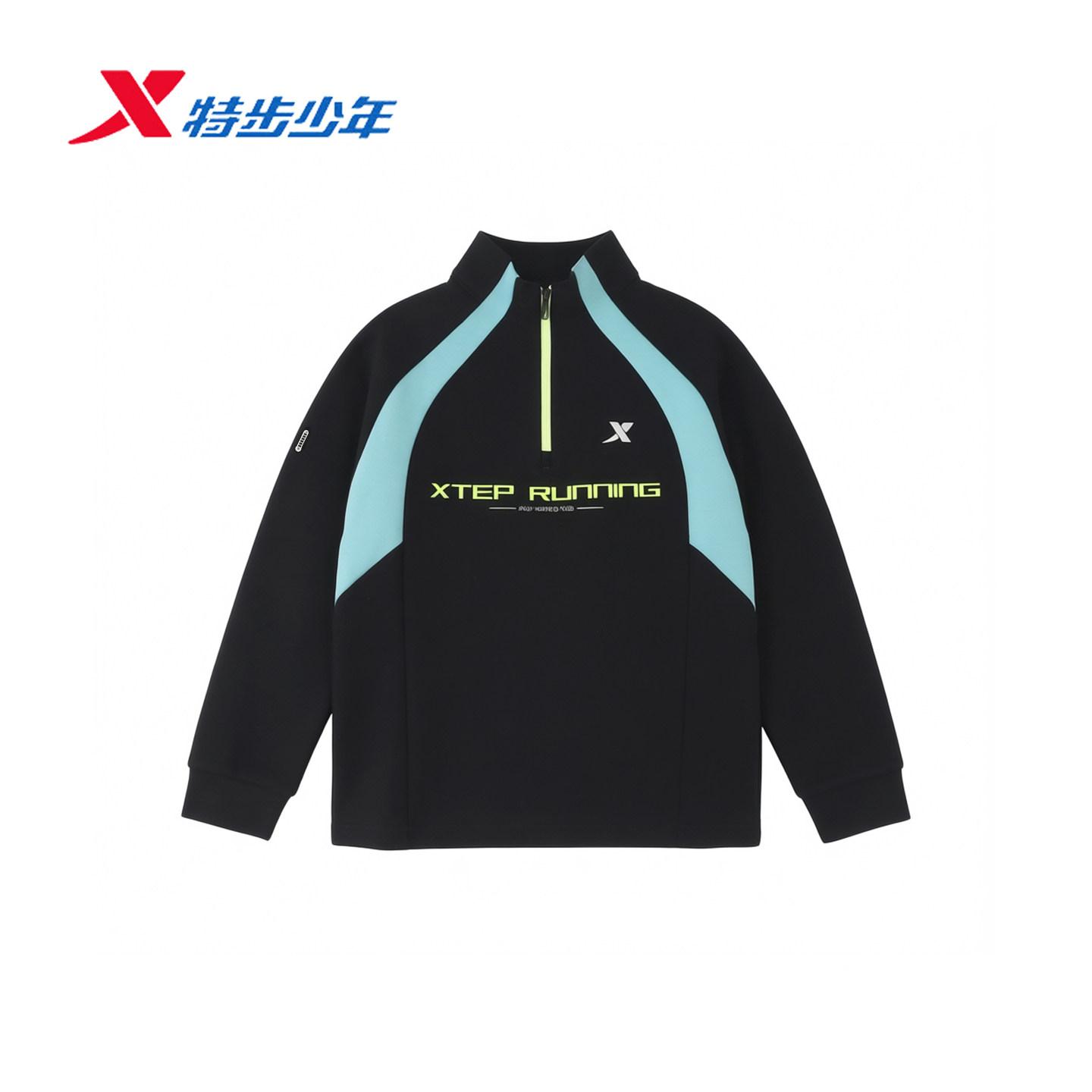 特步儿童套头卫衣男大童2026秋季新款户外运动上衣674325204019