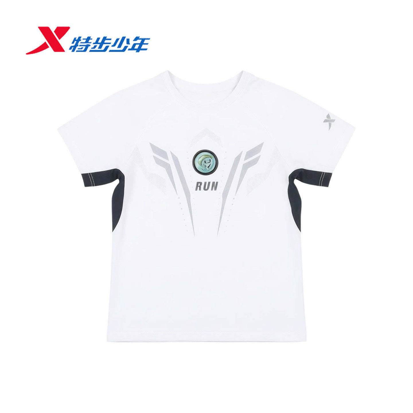 特步儿童短袖T恤男小童2026夏款抗UV50+冰丝防晒上衣674225013473