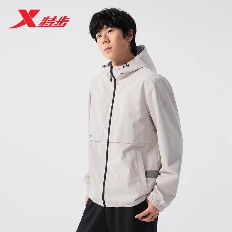 特步三防双层风衣男2025春季新款男士运动外套正品975129150513,运动服/休闲服装,运动风衣,淘宝优惠券,粉丝福利购,淘宝优惠卷