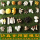 仿真食用蘑菇菌子模型香菇口蘑杏鲍菇木耳银耳姬松茸海鲜菇可定制