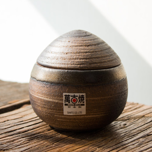 日本万古烧金彩琉璃蒸碗蒸蛋羹
