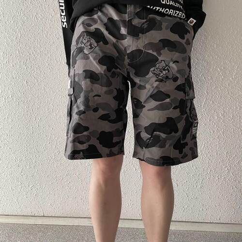 BAPE短裤中裤工装潮URSUS迷彩