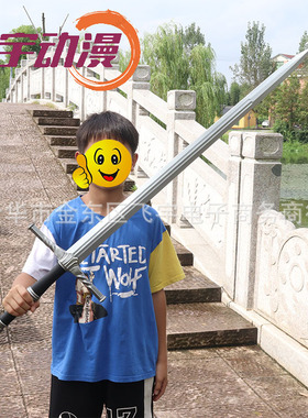 影视巫师3 狂猎利维亚杰洛特白狼异兽The Witcher西洋剑PU道具