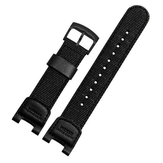 代用卡西欧表带SGW100系列SGW-100 SGW-200尼龙手表带3157皮带