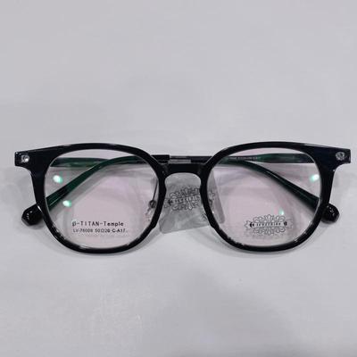 哥拓普眼镜架 levelnine/β钛超轻潮流文艺复古近视镜框 LV-76008