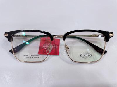 哥拓普眼镜架 levelnine/眉毛B钛复古潮流文艺眼镜框 LV-S76019