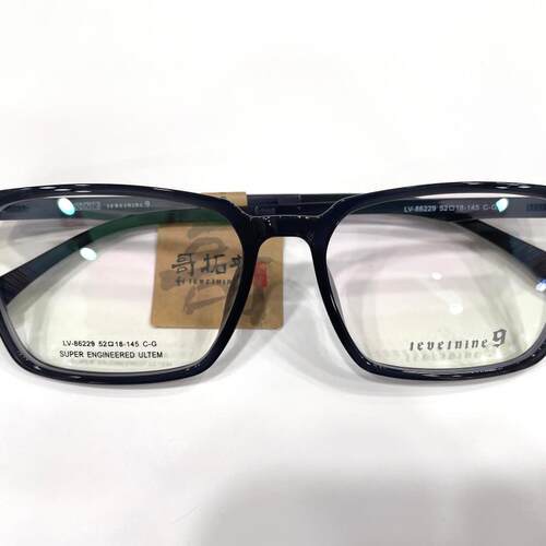 哥拓普眼镜架 levelnine/TR+合金潮流文艺近视眼镜大框 LV-86229