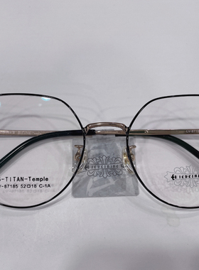 哥拓普眼镜架 levelnine/合金超轻潮流文艺近视眼镜大框 LV-87185