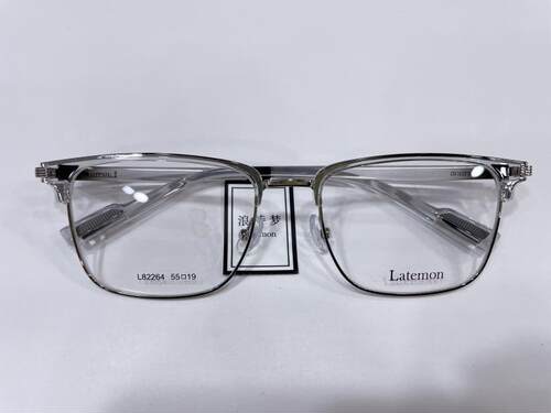 Latemon/浪特梦眼镜架 复古简约网红板材超轻光学配镜镜框 L82264
