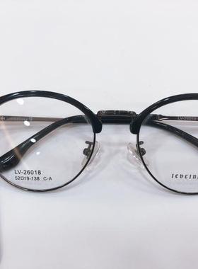 哥拓普眼镜架 levelnine/合金复古韩版潮流文艺眼镜框 LV-26018