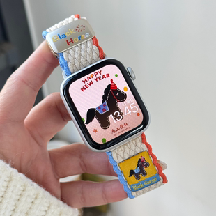 礼帽马适用于applewatch 表带iwatch s10表带时尚爆款s9手表带