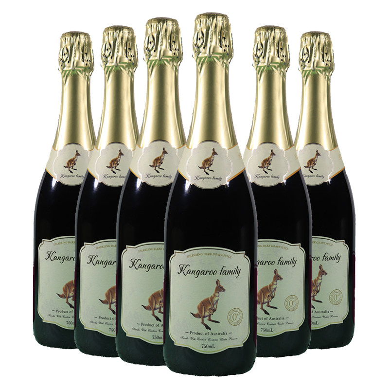 澳大利亚澳袋家族无酒精起泡葡萄汁鲜果压榨麝香葡萄原汁无醇0度