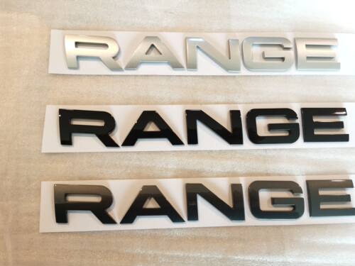 适用23-26款新款路虎揽胜行政运动版车标 极光星脉机盖字母标尾标