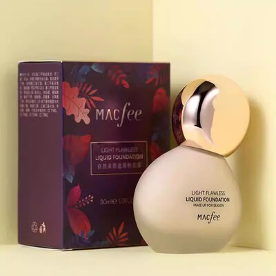 玛蔻霏遮瑕粉底液控油不脱妆