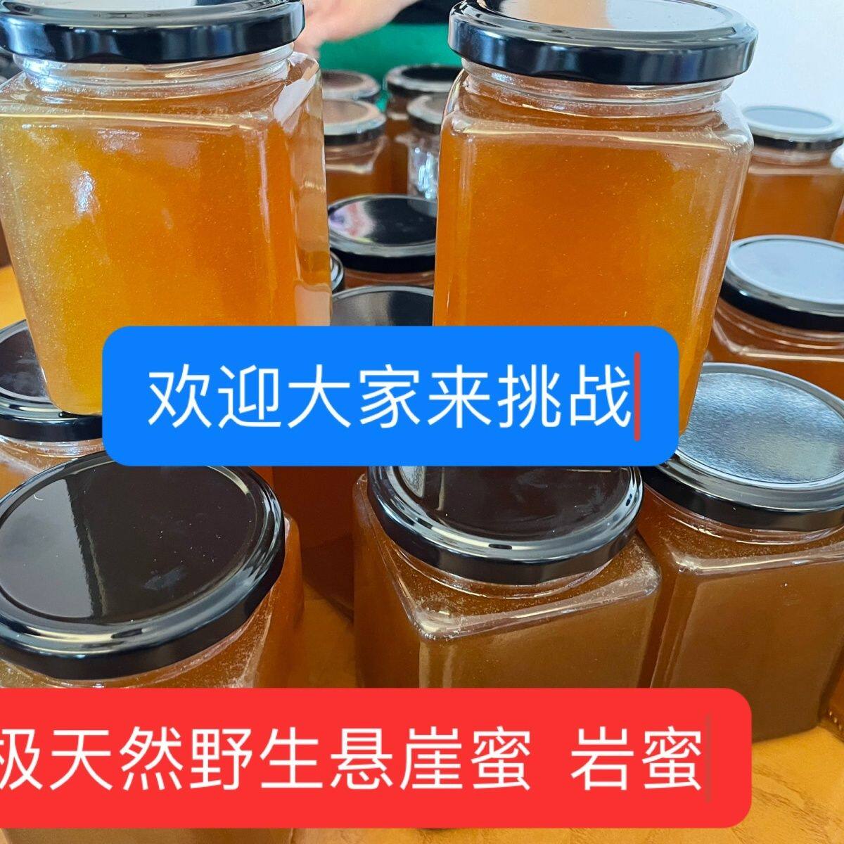 云南野生土蜂蜜蜂巢蜜纯正正宗崖蜜岩蜜挂蜜孕妇宝宝500克