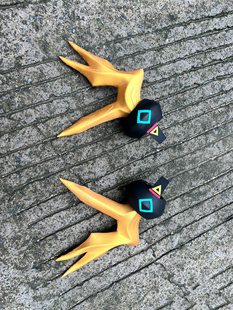 明日方舟司霆惊蛰头饰角cosplay道具