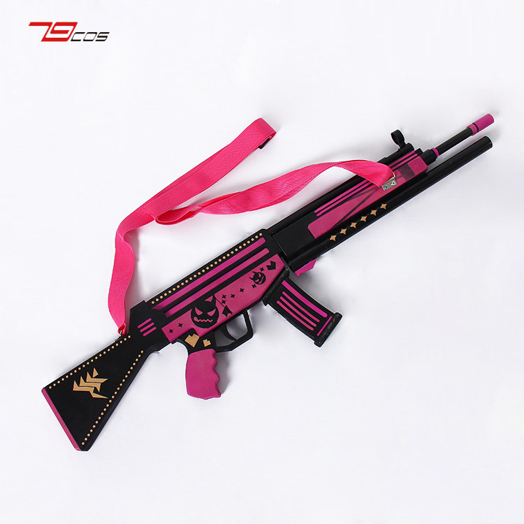 碧蓝档案绮良良枪+背带cosplay道具服定做武器装备图片