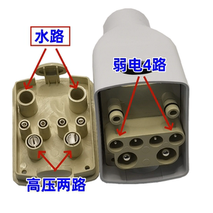 光子机IPL360E光激冰冻洗眉机插拔头美容仪器快速插拔件通用水冷D
