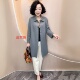中长款 高端时尚 宽松大码 空气棉风衣春秋新款 减龄外套 中老年妈妈装