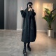 立领羊毛风衣外套时尚 欧货高端秋冬新款 洋气宽松长款 百搭遮肉大衣