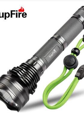 正品SupFire L3-S神火26650强光手电筒远射充电LED家用L2-T6灯