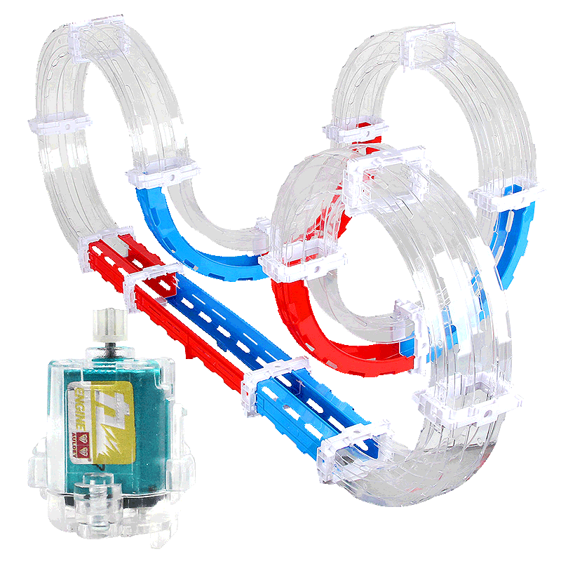 奥迪双钻零速争霸四驱车轨道跑道赛道电池马达充电电池模块配件