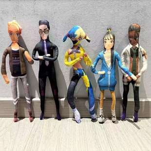 宝可梦ZA老鼠干内置铁丝骨架可凹造型乌羽卡娜莉抽象玩偶