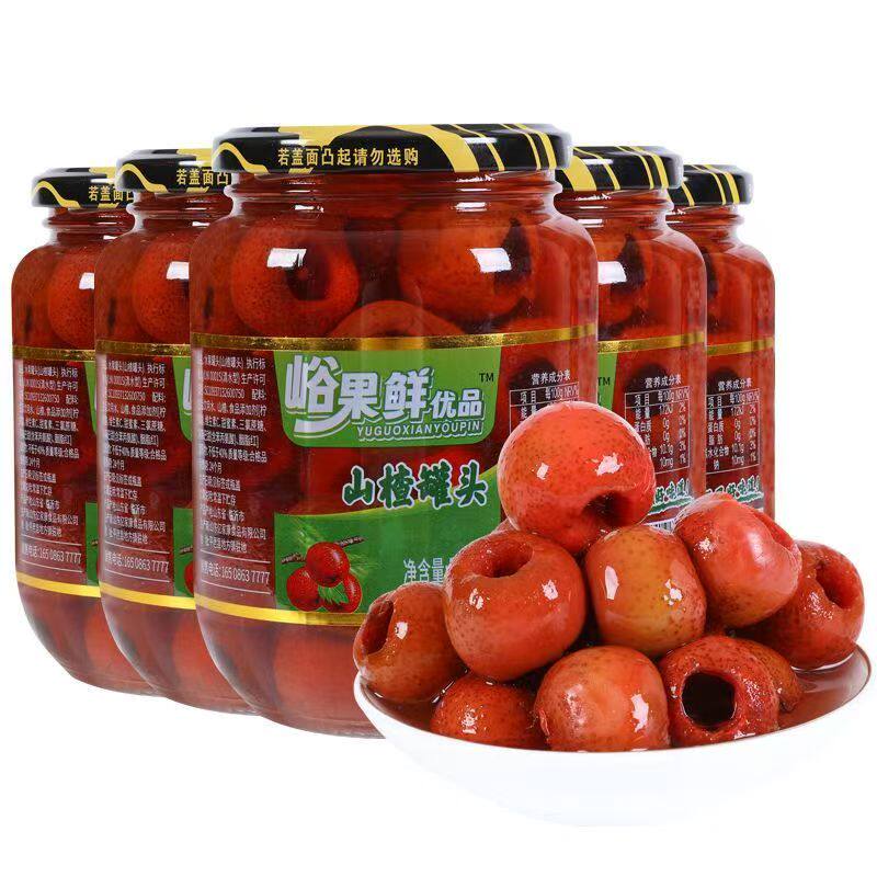林家铺子同款糖水山楂罐头即食