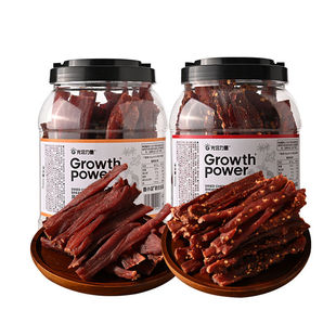 光合力量风干鸡胸肉干条500g/罐休闲减低健身耐嚼即食脂解馋零食