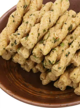 D新日期秦之恋手工小麻花128g*4袋多口味网红香酥麻花休闲充饥夜